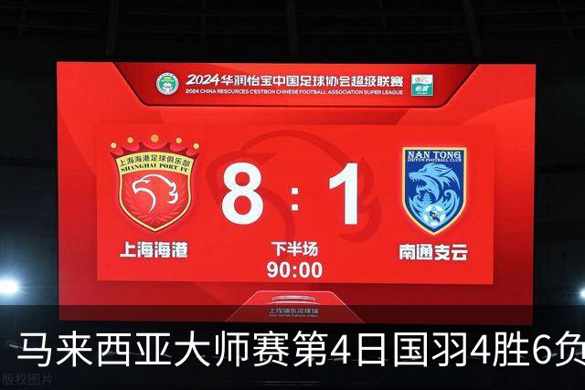 马来西亚大师赛第4日国羽4胜6负 陆光祖苦战进4强